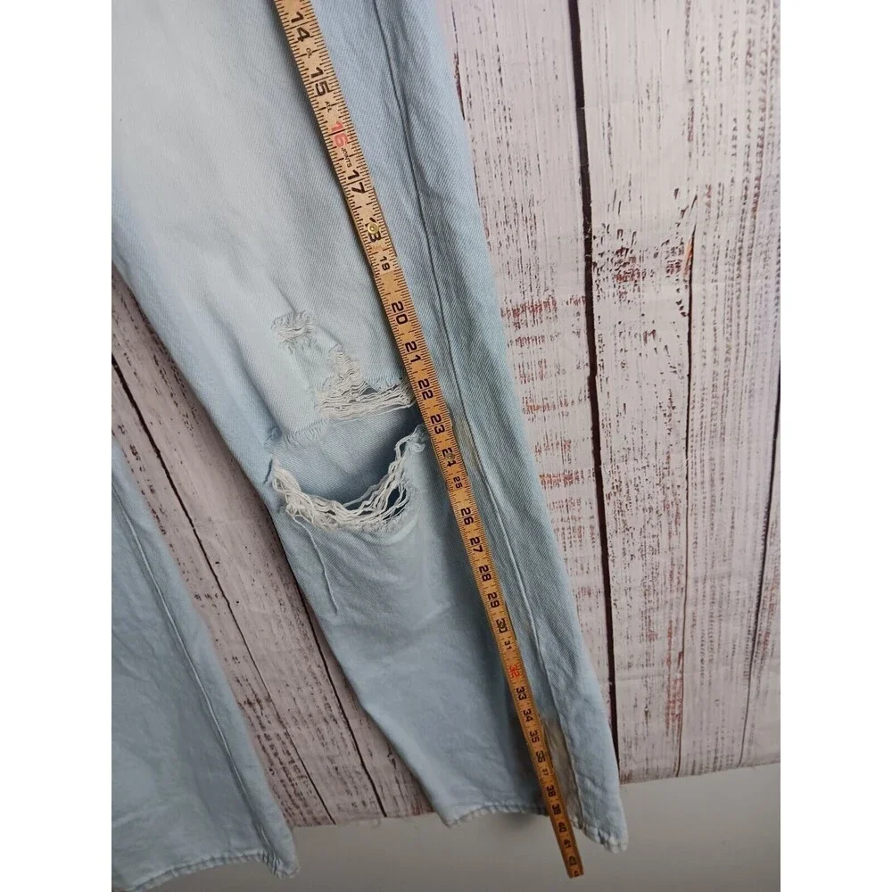 GARAGE 10008363107J 90's Straight Jeans Women's Size 3 Light Blue